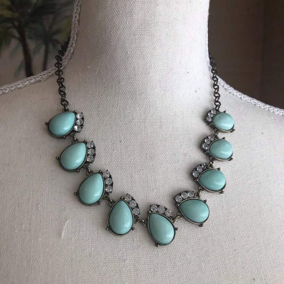 J. Crew Blue Droplet Necklace - Picture 3 of 4